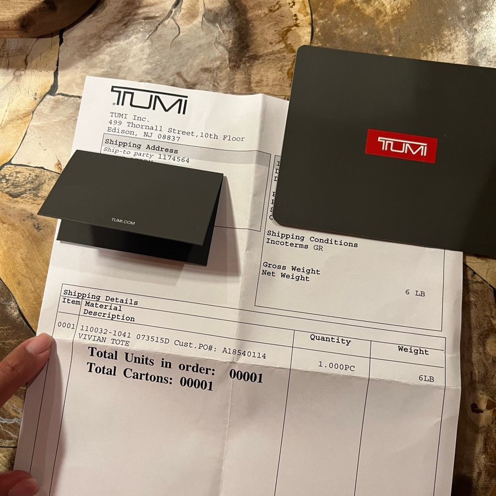 Tumi black leather Vivian tote - Picture 7 of 12